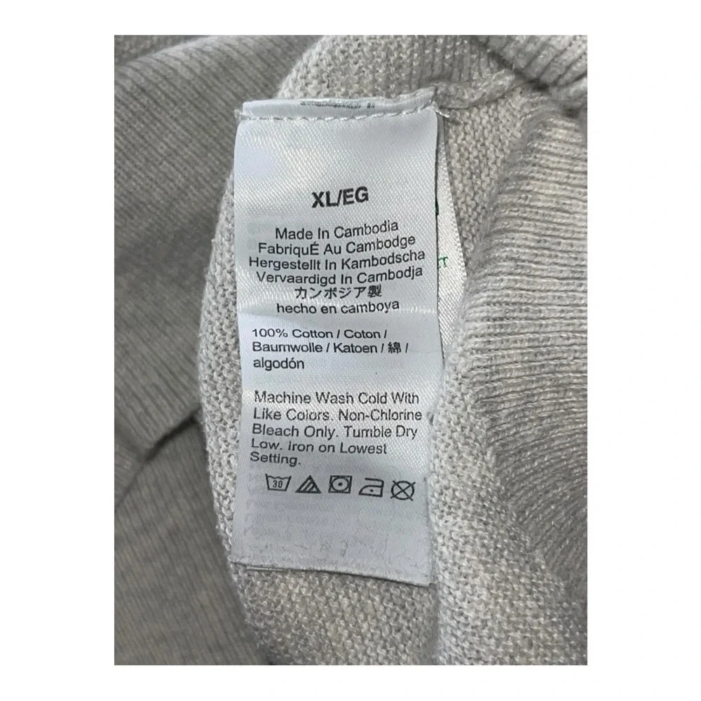 J. Crew Light Gray Crewneck Sweater